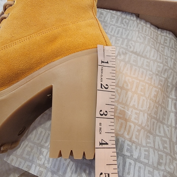 Steve Madden Tindra Womens Suede Platform Ankle Boots | US 8 NEW! - Picture 14 of 14